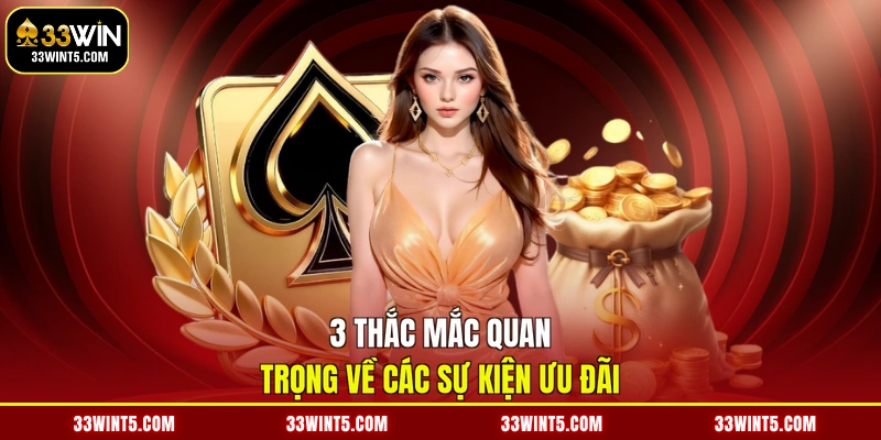 3 thắc mắc quan trọng về các sự kiện ưu đãi