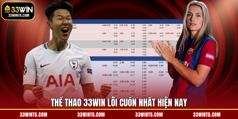 Thể thao 33WIN lôi cuốn nhất hiện nay